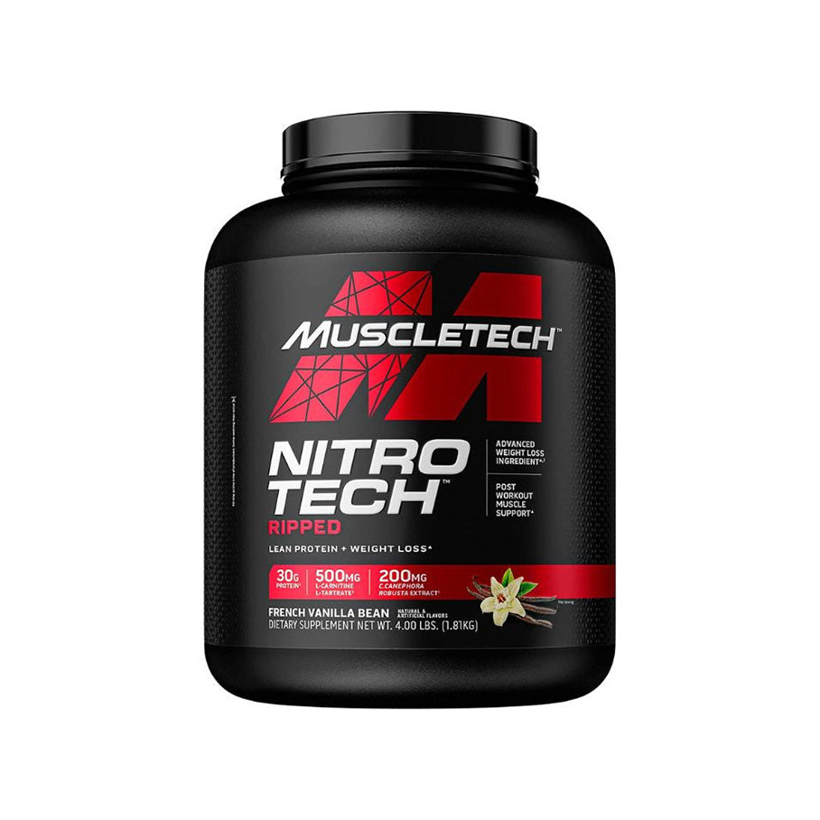 Muscletech Nitro Tech Perf Series Ripped Vanilla Swirl 4 Lb