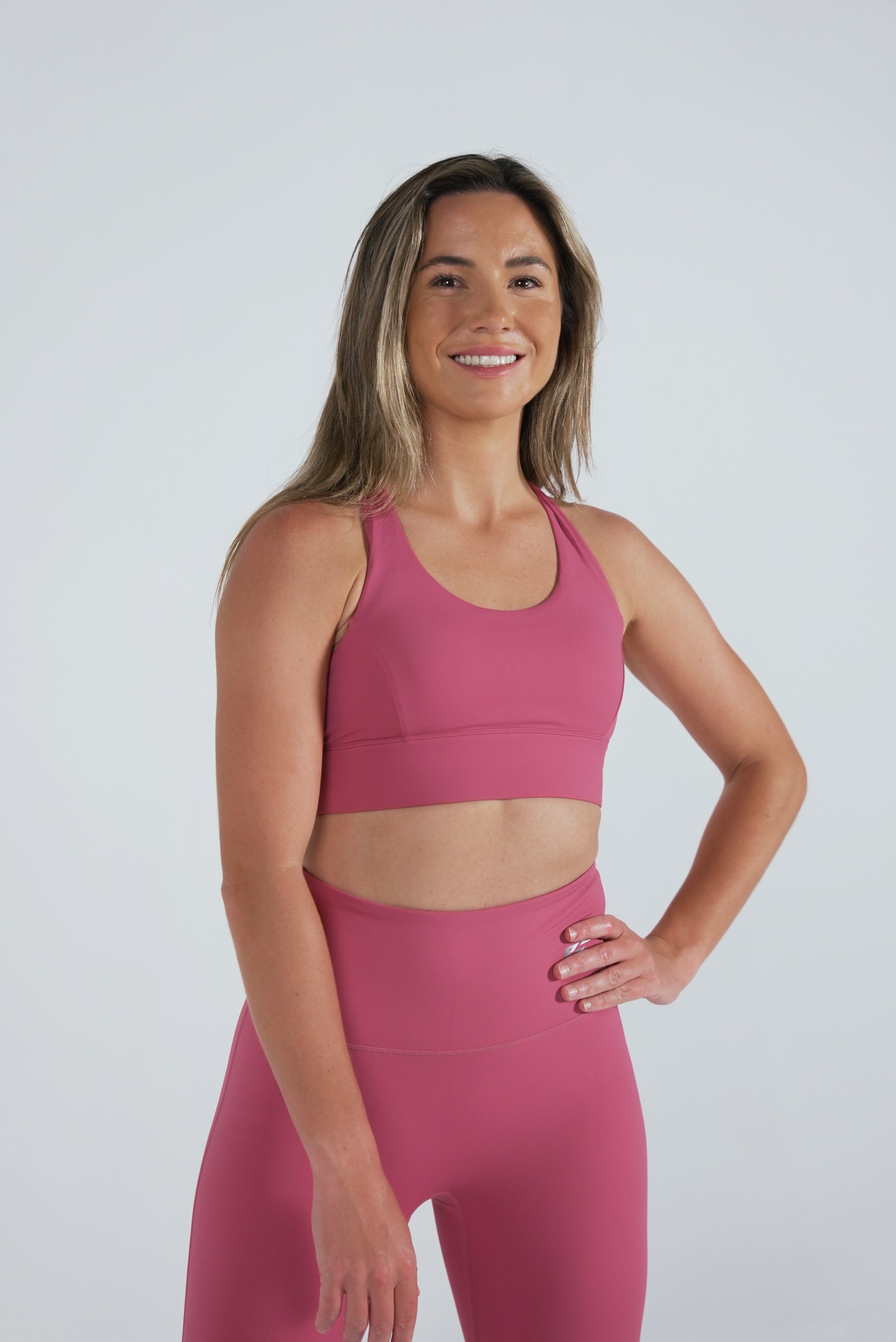 Evolve Sports Bra – Rose Pink