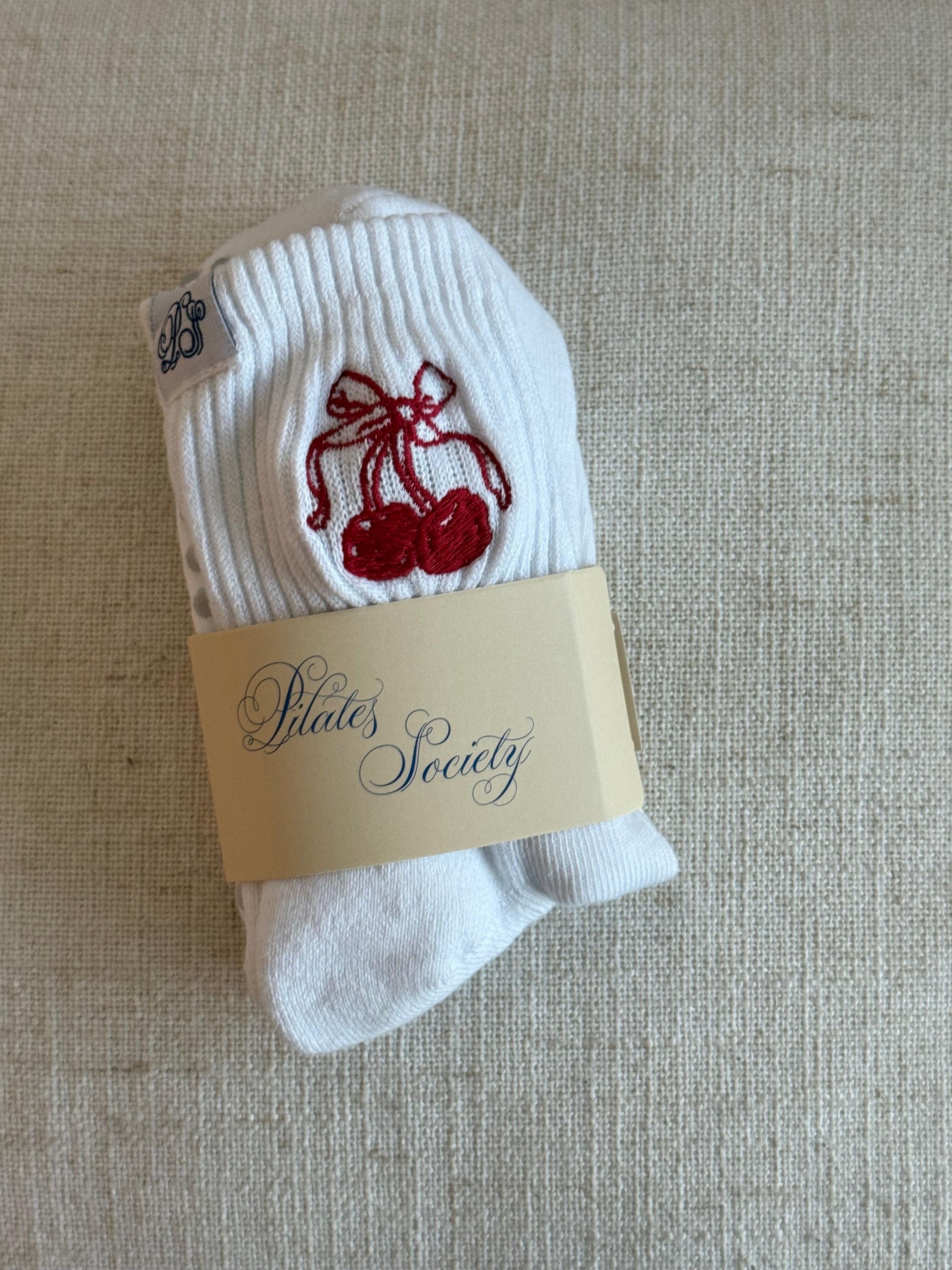 Famous Cherry Grip Socks