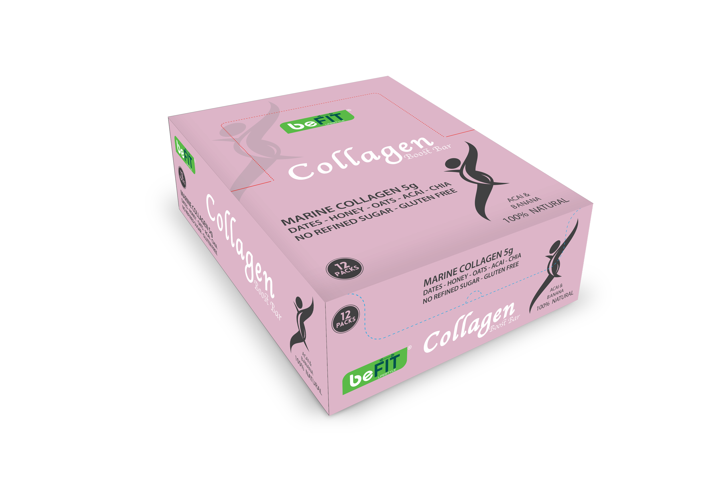 Collagen Bar Banana Box Open