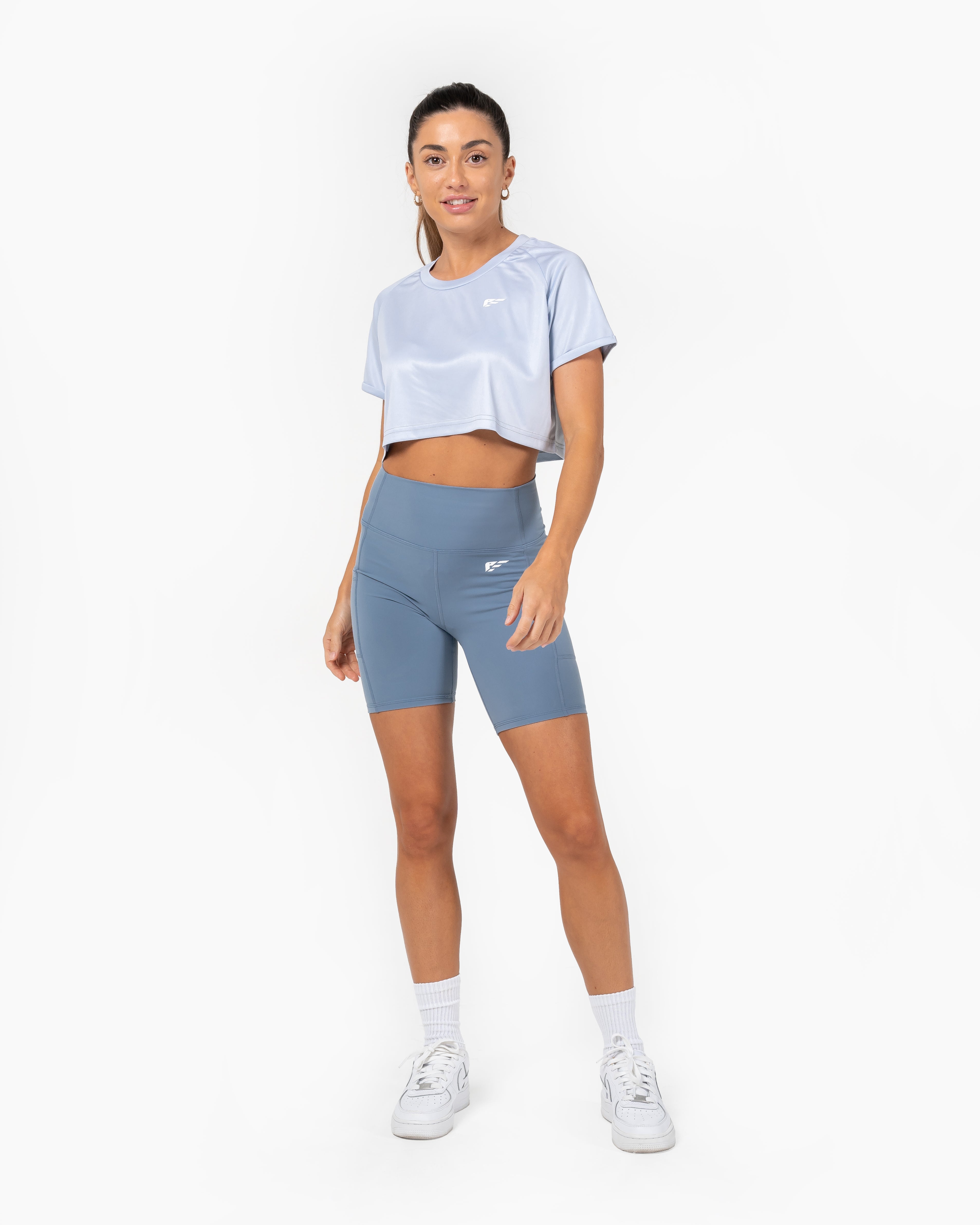 Evolve 2.0 Crop Top – Blue