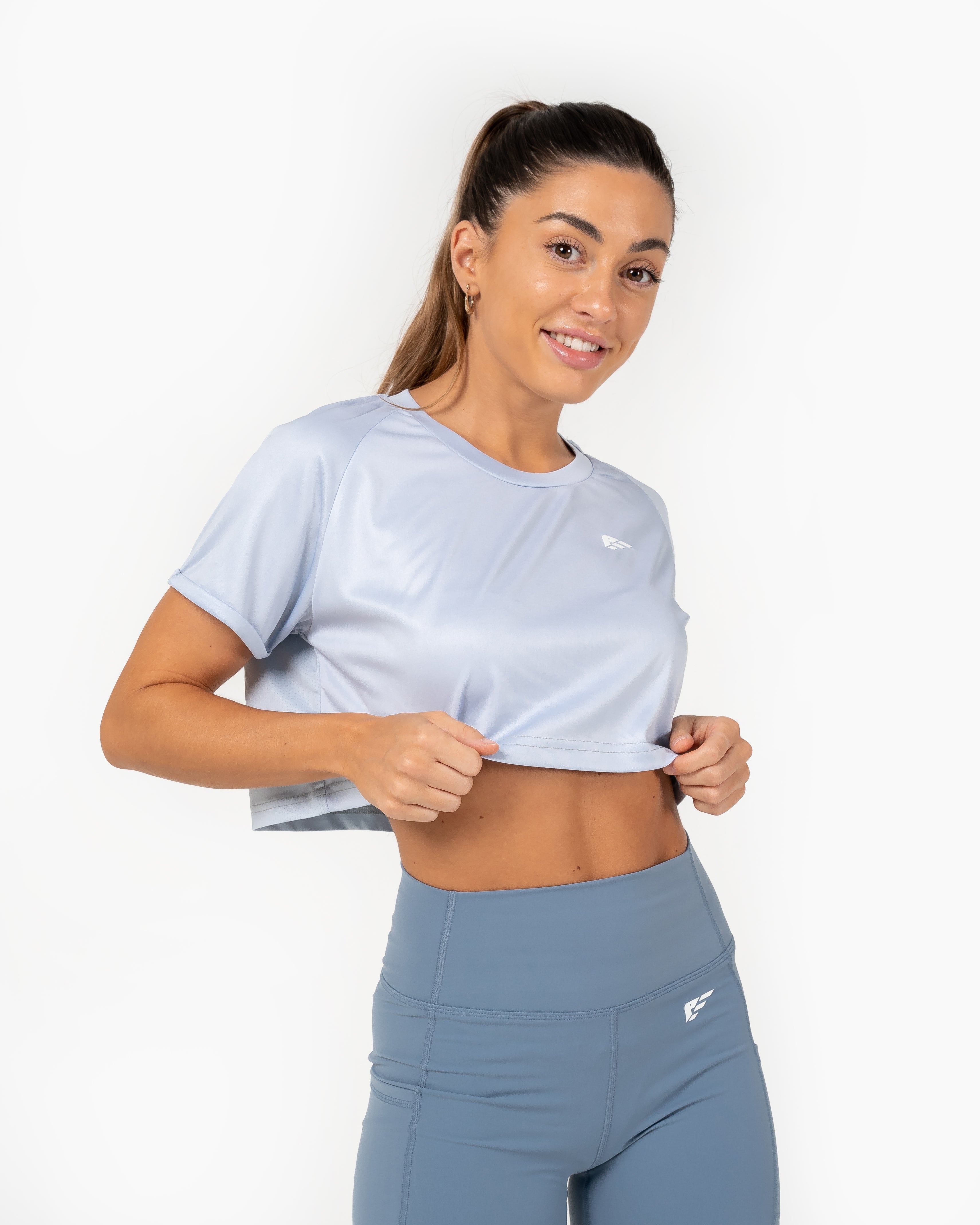 Evolve 2.0 Crop Top – Blue