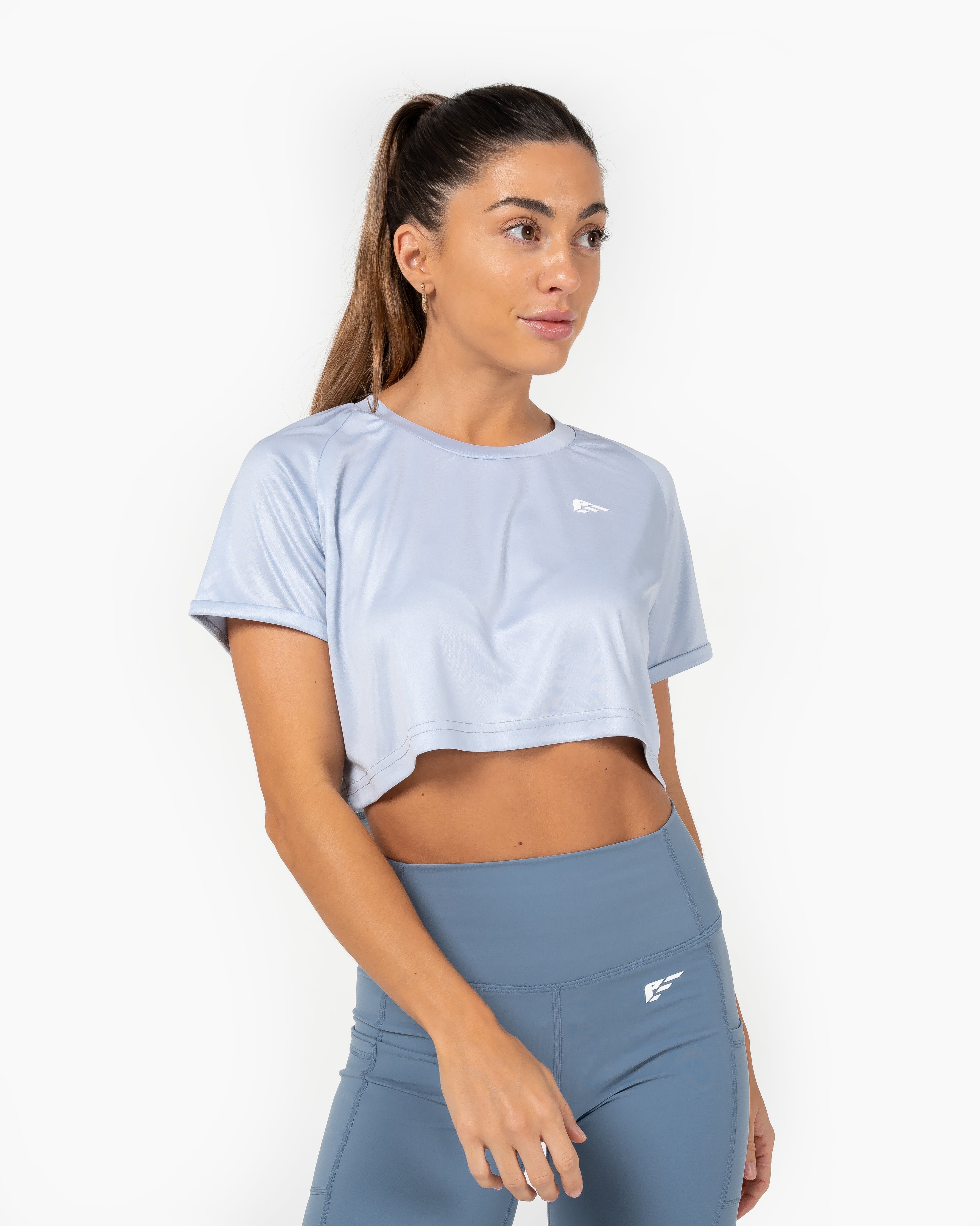 Evolve 2.0 Crop Top – Blue