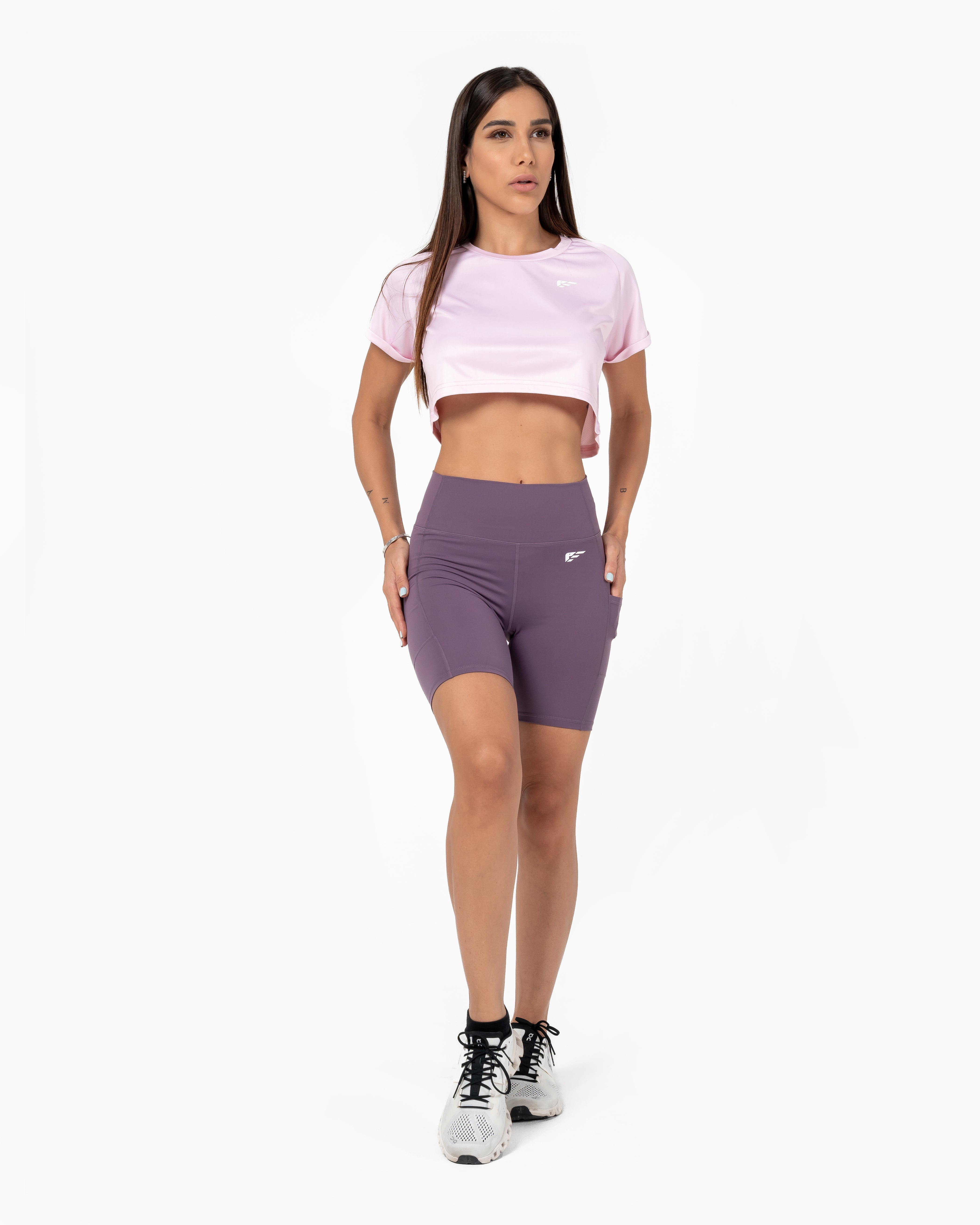 Evolve 2.0 Crop Top – Pink