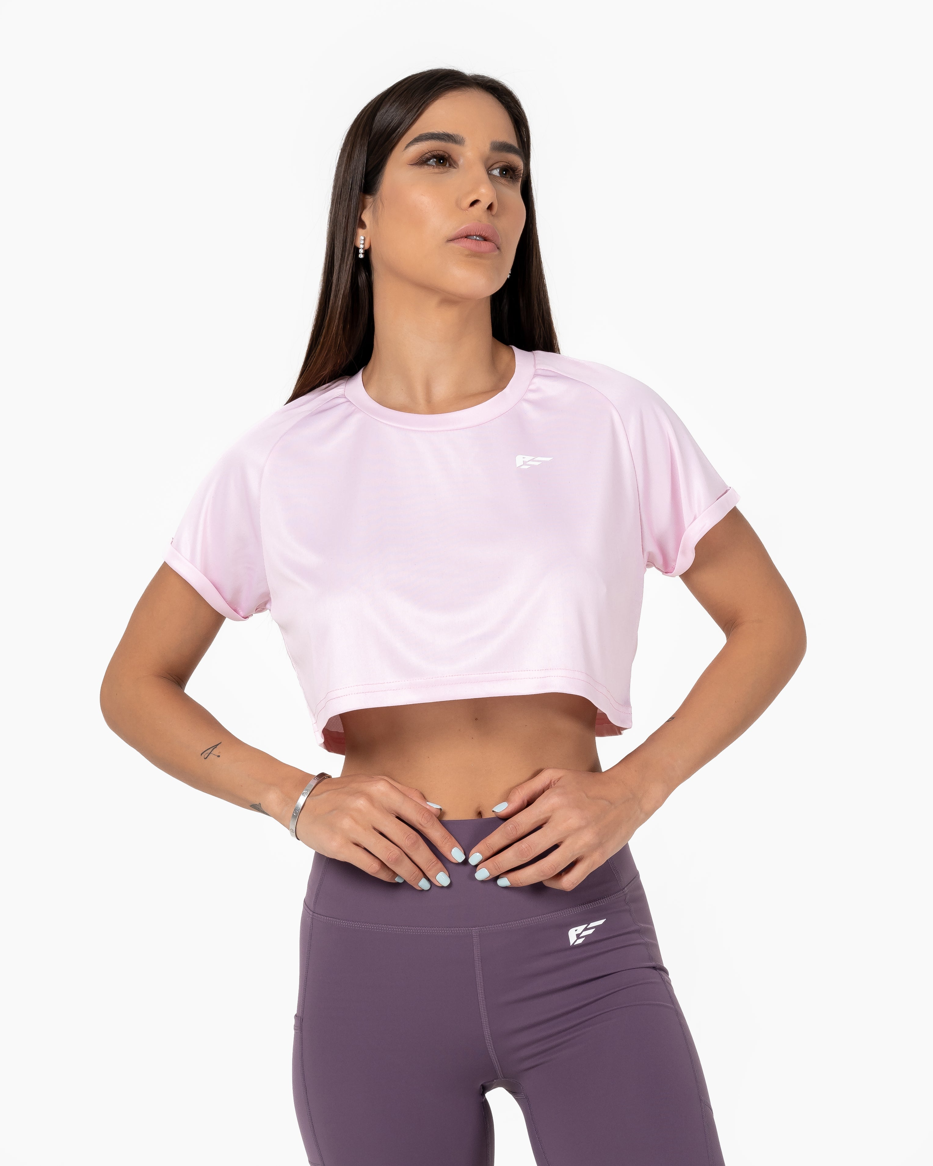 Evolve 2.0 Crop Top – Pink