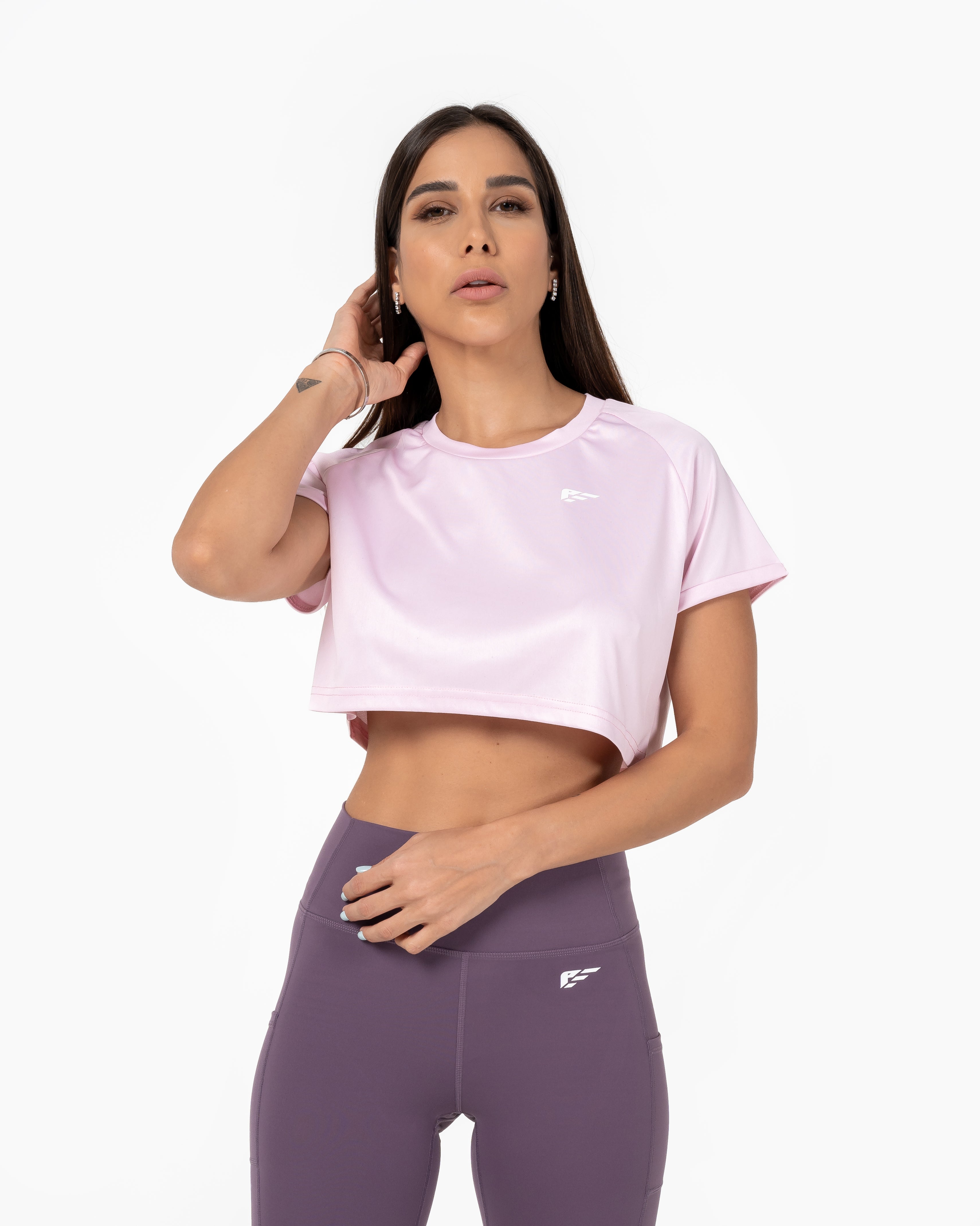 Evolve 2.0 Crop Top – Pink