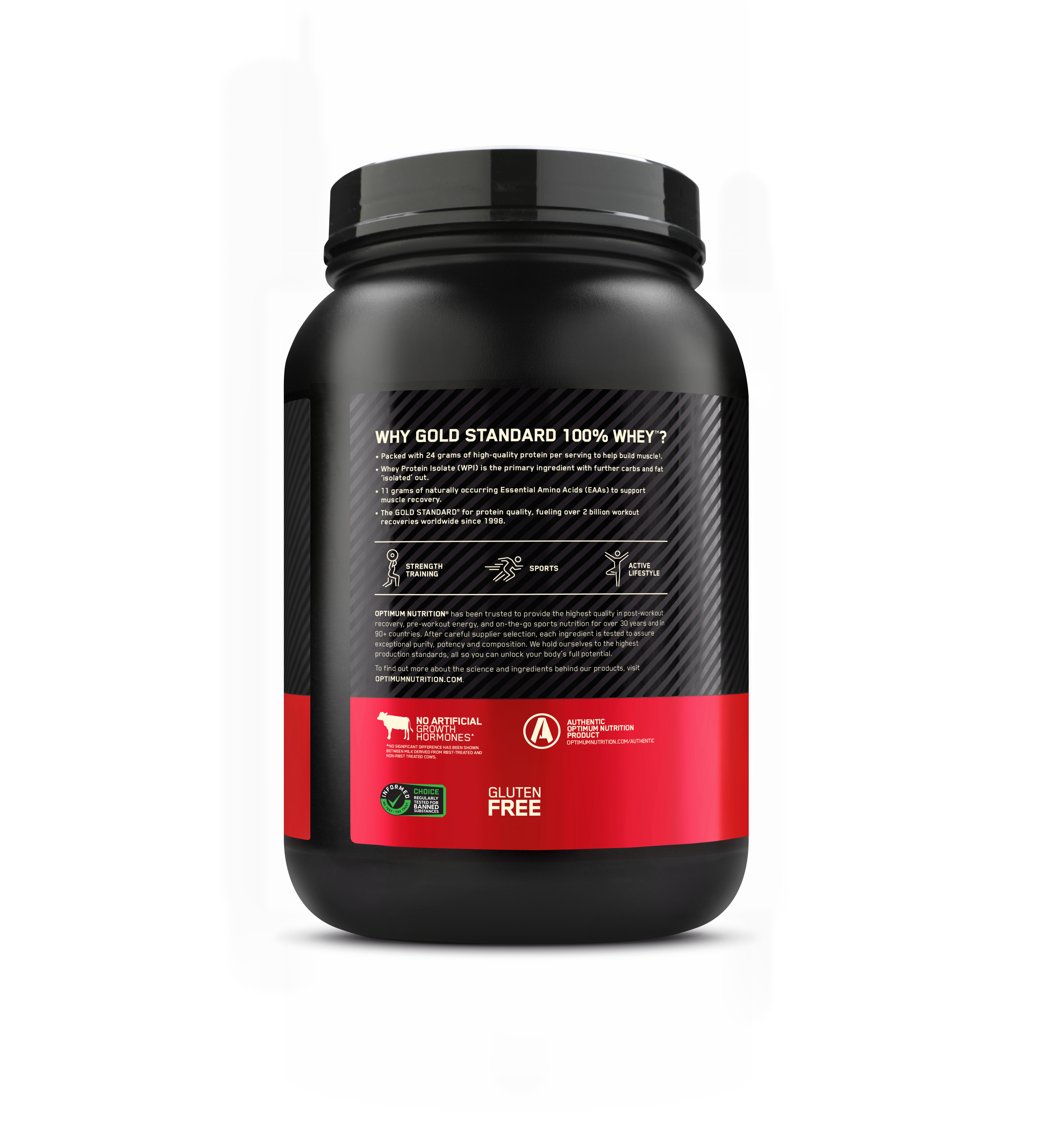 GOLD STD 100% WHEY C&C 2LB 6/CS