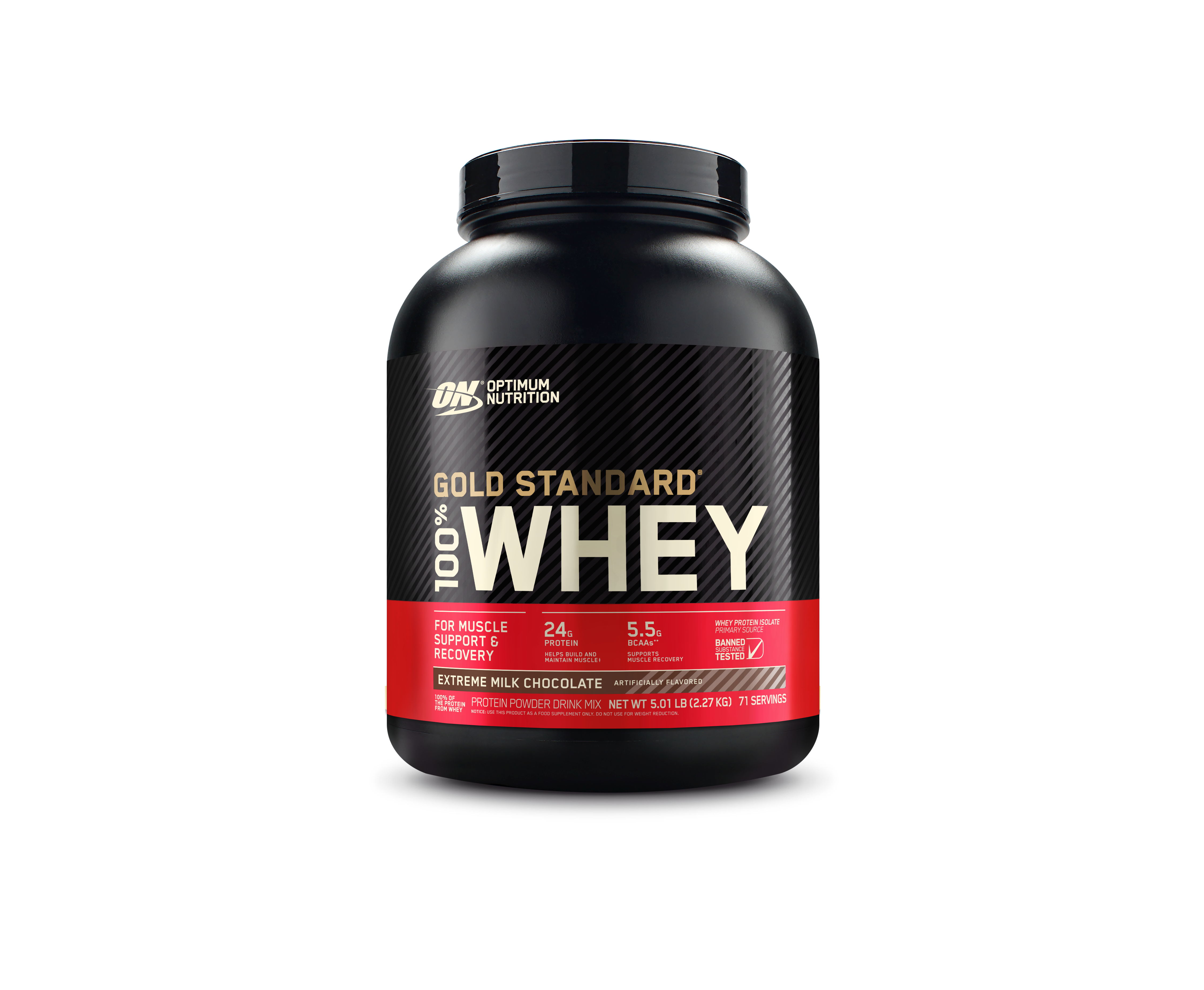 GOLD STD 100% WHEY EX M CHOC 5LB 4/CS