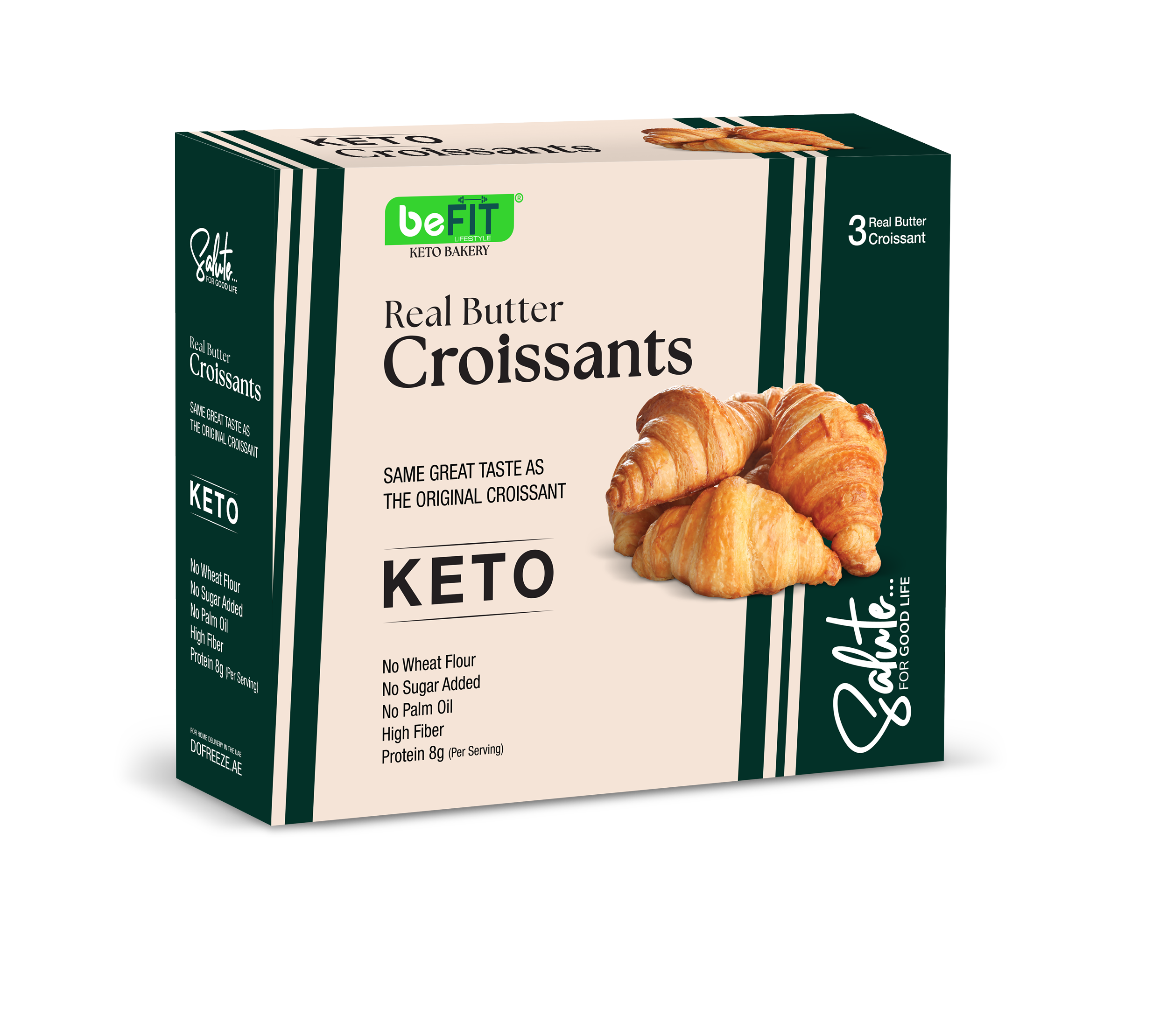 BeFit Salute Keto Croissant