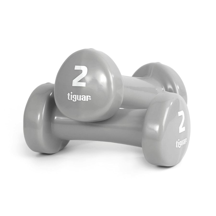 Tiguar Vinyl Dumbbells-Pair-1Kg