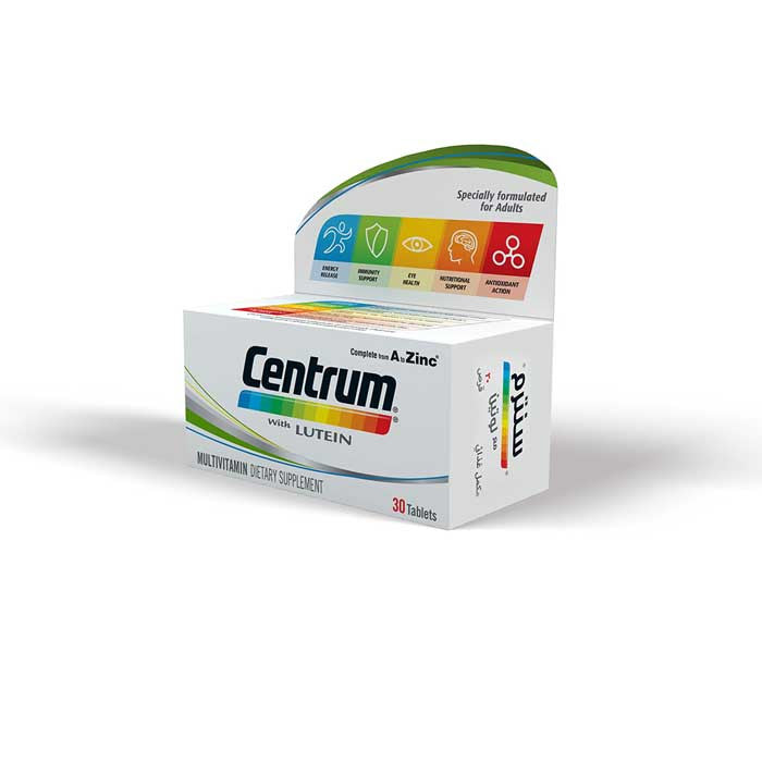 Centrum With Lutein 30 Tablets